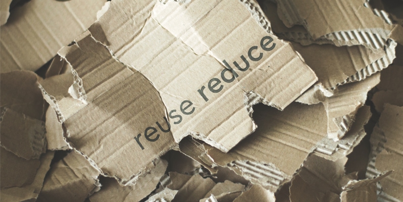 Reduce waste and recycle as a purchasing and procurement officer