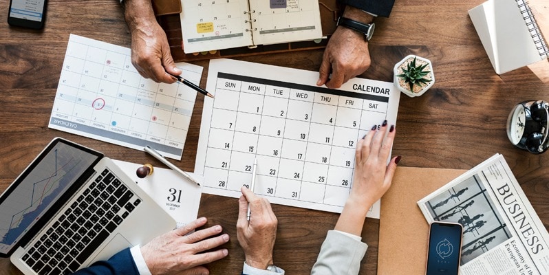 Using calendars to plan and manage your time
